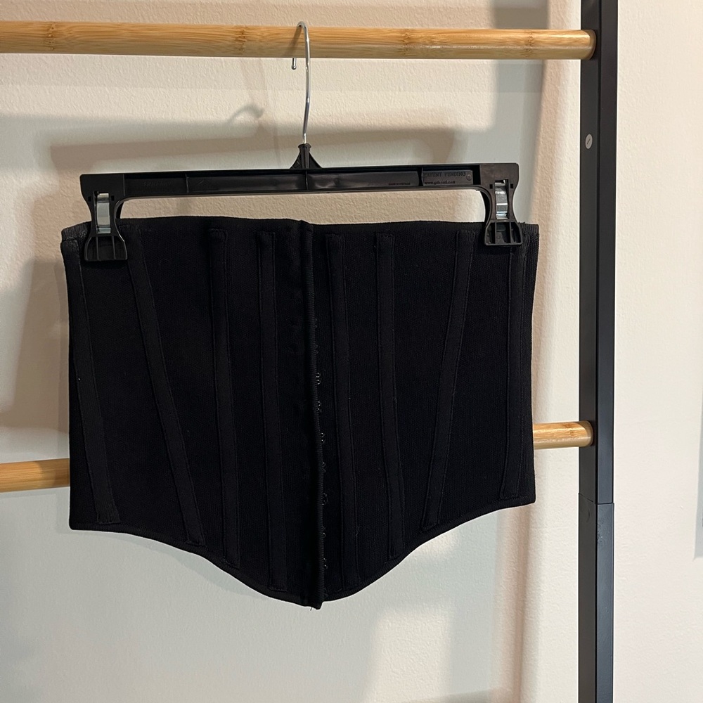 Zara Black Corset/bustier Top
